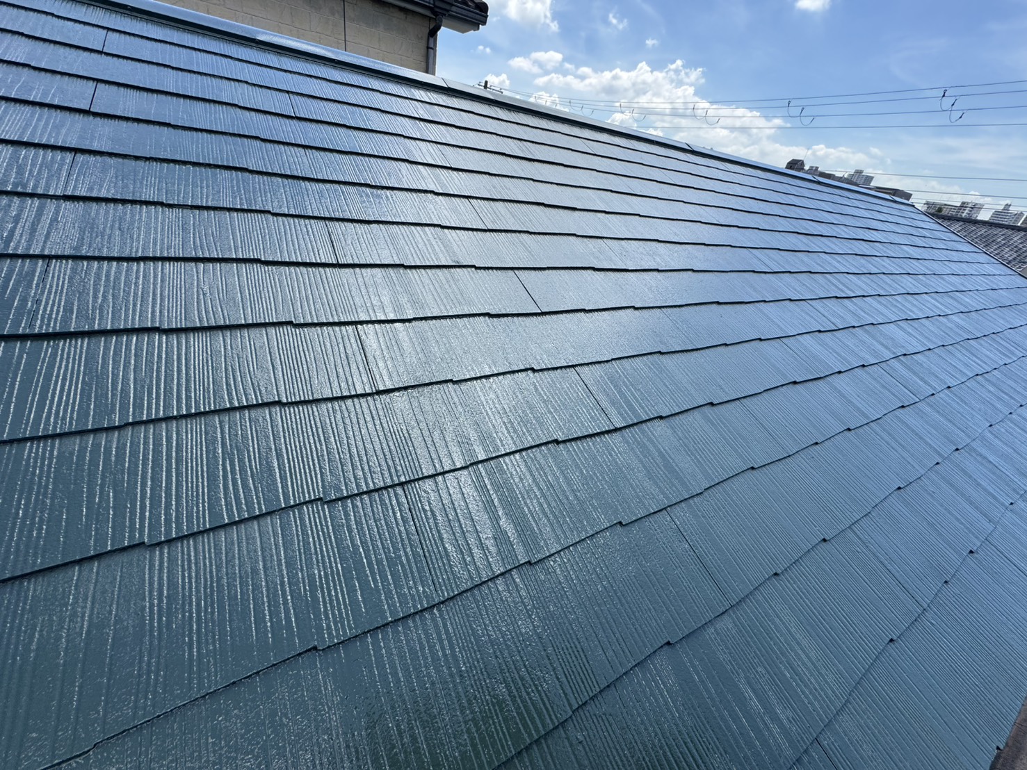 施工後の屋根の写真