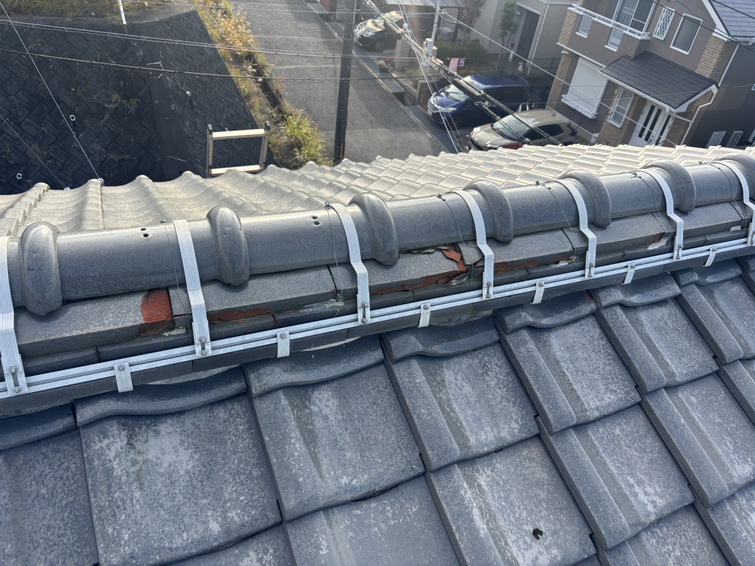 施工前の棟の状態